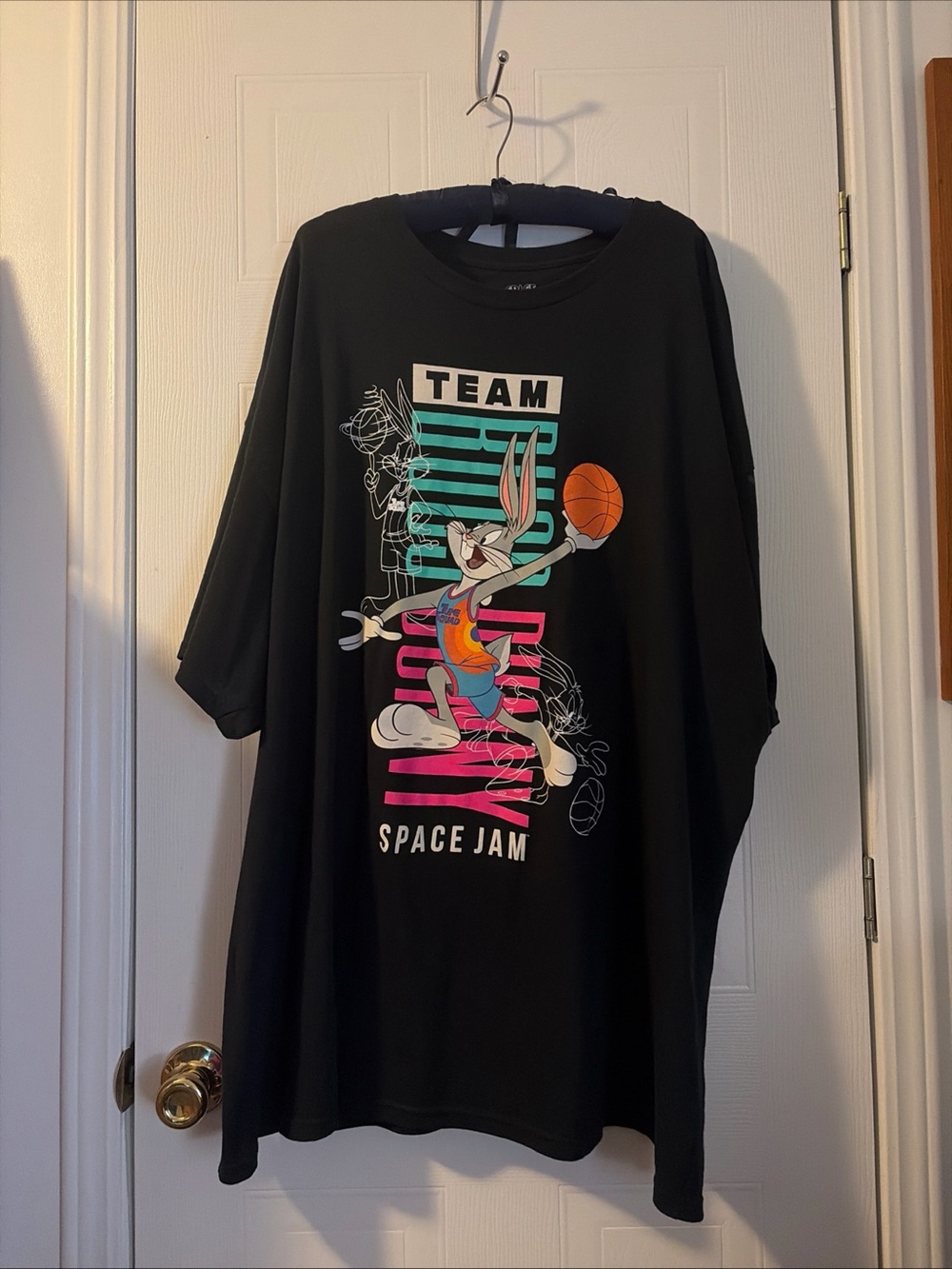 Space Jam A New Legacy T Shirt Mens4XL Bugs Bunny Black Graphic Tee